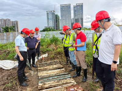 佛山中心领导深入一线，检查指导大型勘察项目并慰问建设团队